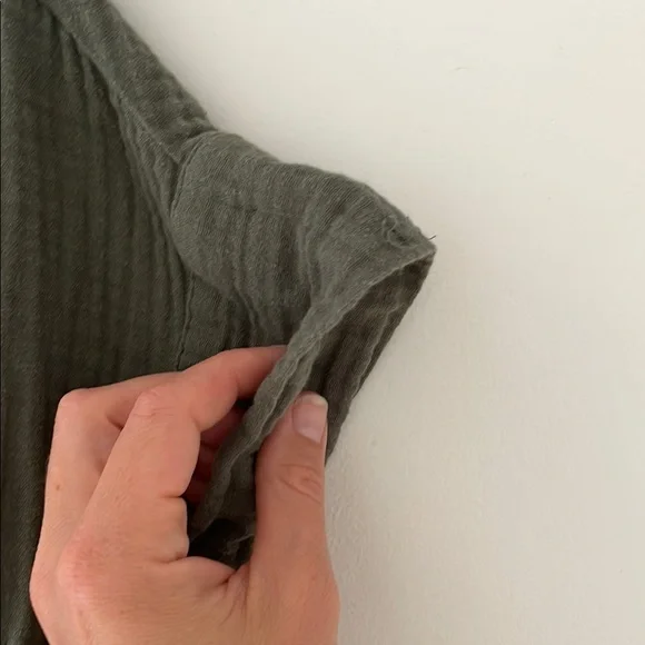 Madewell Olive Green Mini Dress - Picture 4 of 4